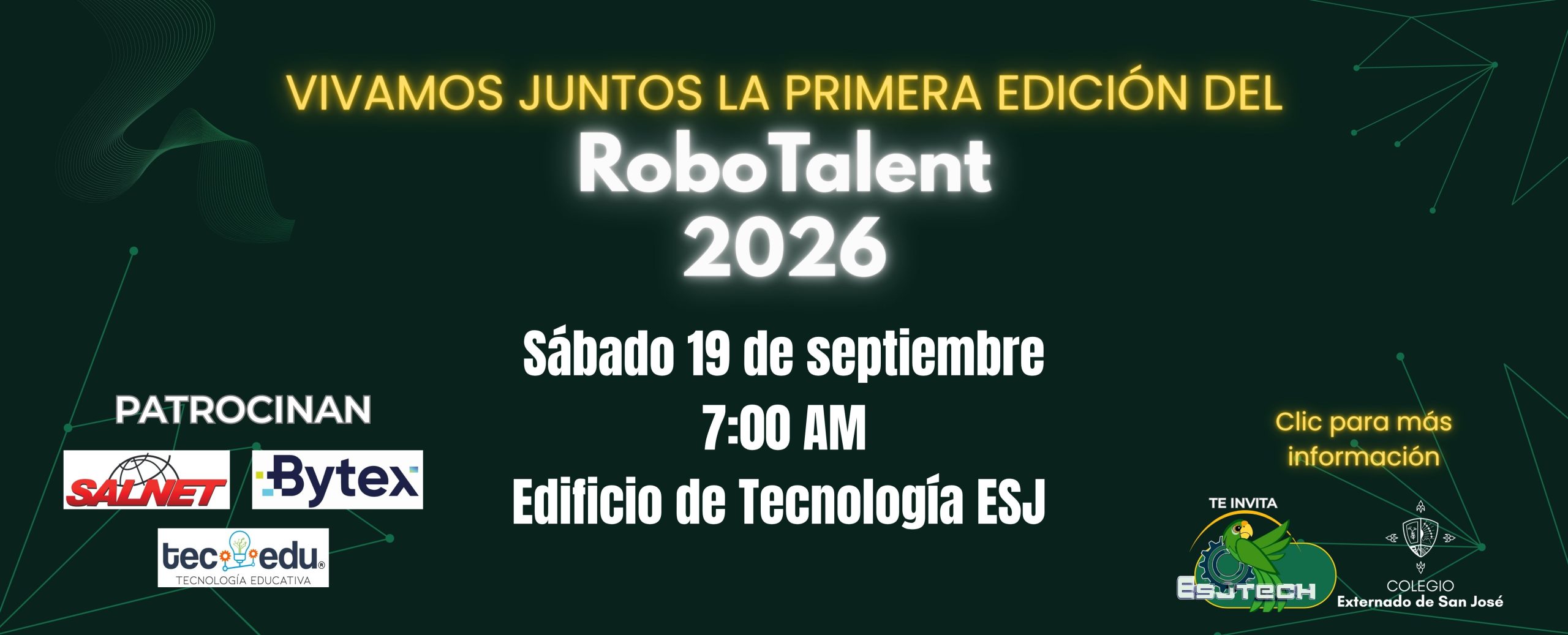 Banner oficial RoboTalent 2026