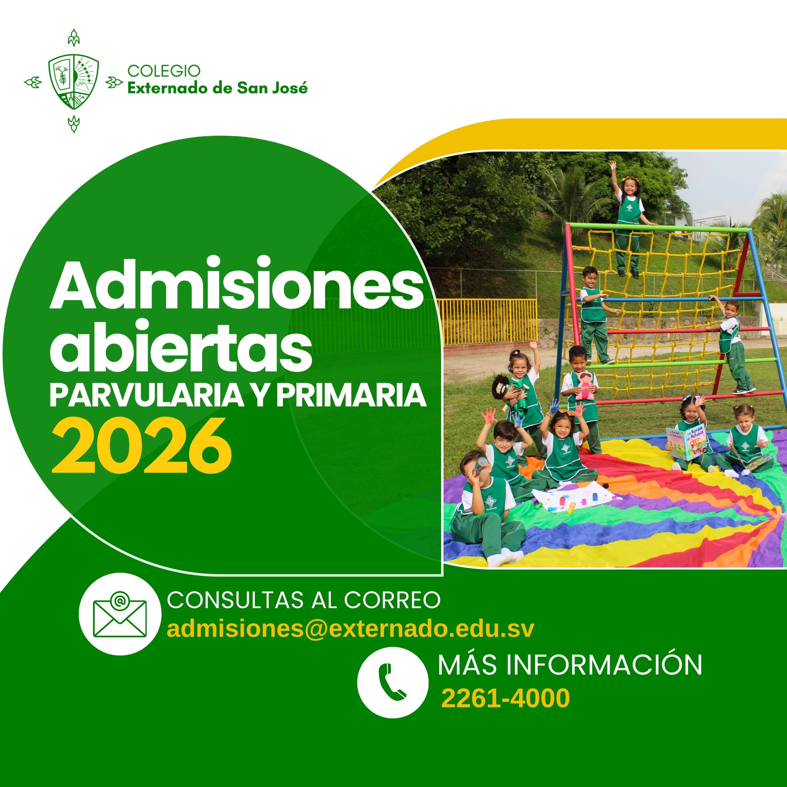 PopUp admisiones 2026 ESJ