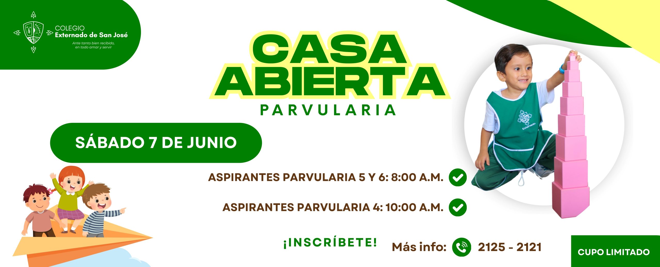Banner - Open house parvularia 2025