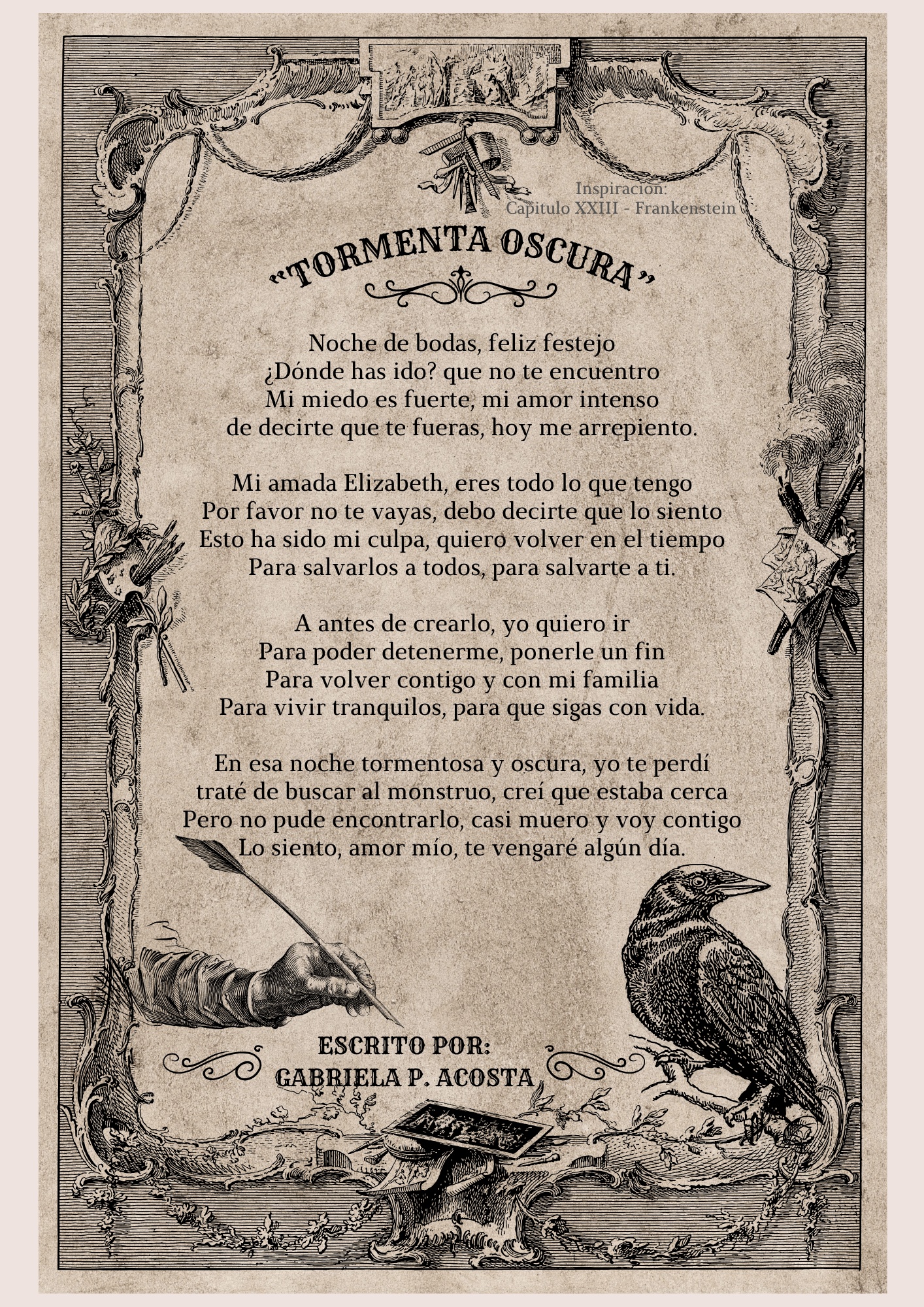 Texto - tormenta oscura español